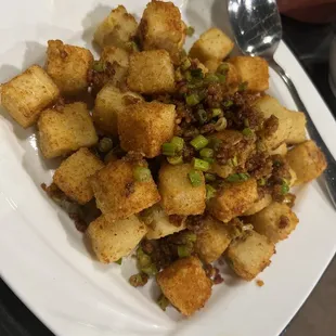 T3. Tofu with Crispy Bean Blend