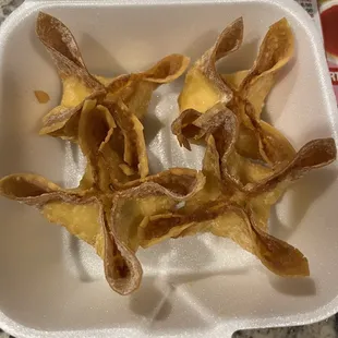 5. Fried Crab Rangoon