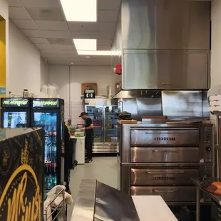 a view of the kitchen