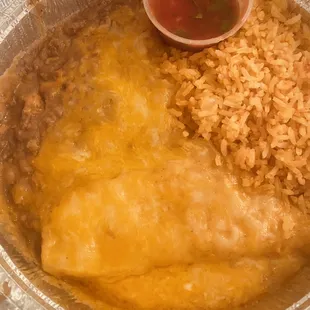 Cheese enchilada