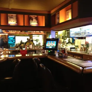 The bar Inside Mr. Jim's.