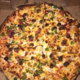 a pizza in a box