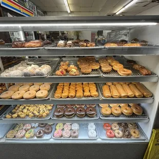 a variety of donuts
