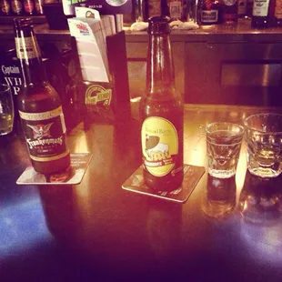 Michigan beers &amp; whiskey pickle backs