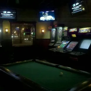 a pool table