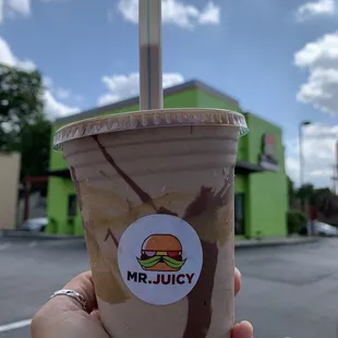 Peanut butter Chocolate Shake