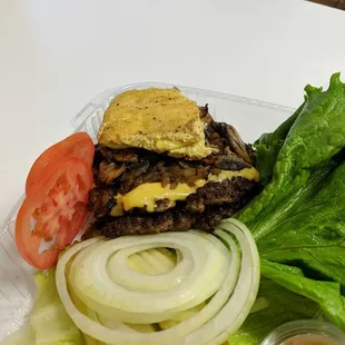 Lettuce Wrap option for burgers.
