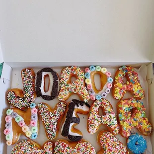 a box of donuts