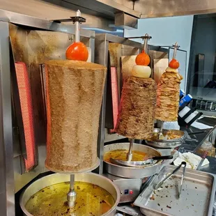 Gyros, Beef Shawarma, Chicken Shawarama