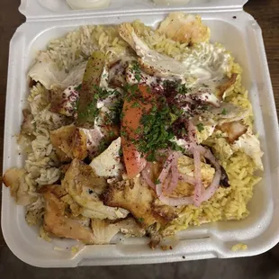 2. Shawarma Platter with chicken