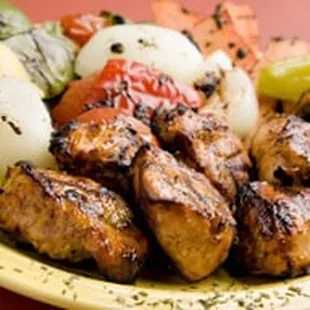 Chicken Kabob Dinner