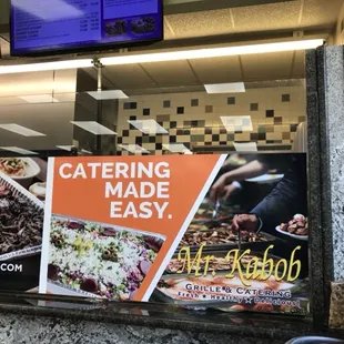 Order inside the gas station