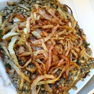 Mujadara medium...it's huge.