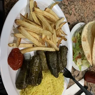 19. Grape Leaves Plate