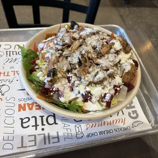 a bowl of salad