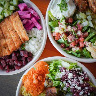 salads, food, salad