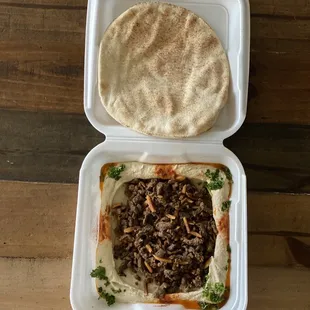 Hummus/ Meat