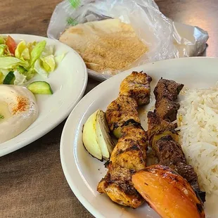 Mixed plate of two ($22.85)