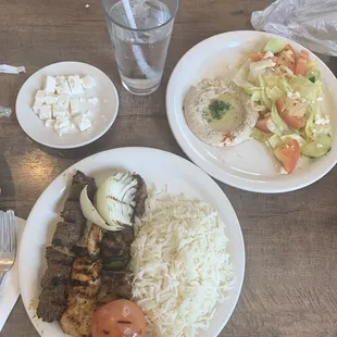 Lamb, Shish, &amp; Chicken Kabob