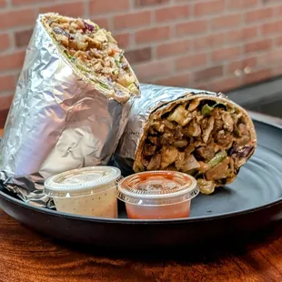 Chicken doner wrap