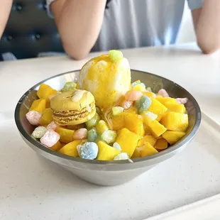 a bowl of fruit salad