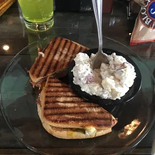 El cubano panini and red skin potatos yum