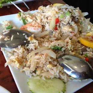 Combination Thai Fried Rice!!! Delicious !!!!