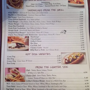 menu, sushi and sashimi