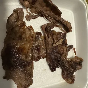 Bad Quality Meat, mostly fat...