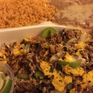 My fav! The Machaca Plate!