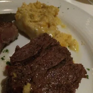 32 oz Porterhouse and grits and a cab. Nice