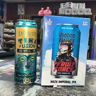 a can and a can of voodoo fusion