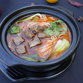 13. Orginal Beef Rice Noodle Soup in Clay Pot
