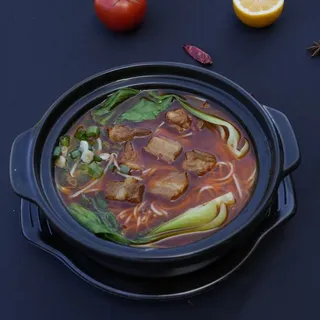 15. Spare Ribs Rice Noodles in Clay Pot