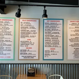 Menus