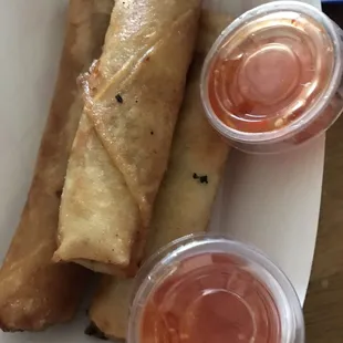 3pc lumpia (beef) with sauce