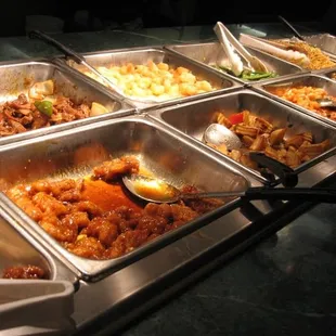 a variety of dishes