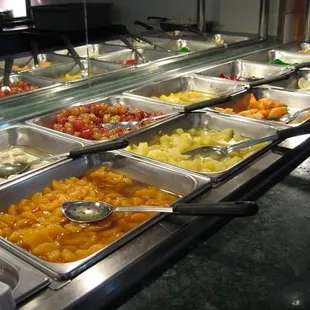 a variety of food items