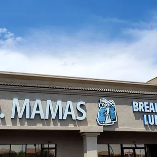the front of the restaurant