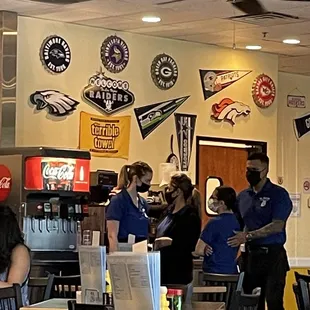 I never been here during football, but &quot;Fly Eagles Fly&quot;