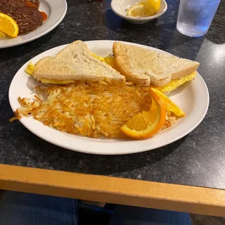 Breakfast Egg Sandwich with Cheese