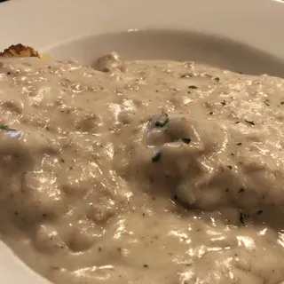 1/2 Order Biscuits & Sausage Gravy