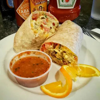 Mamas Breakfast Burrito