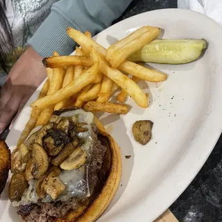 Swiss Mushroom Burger