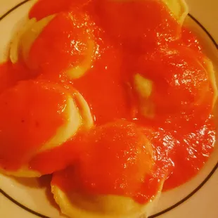 Roasted Red Pepper Ravioli