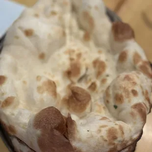 Soft and fluffy naan