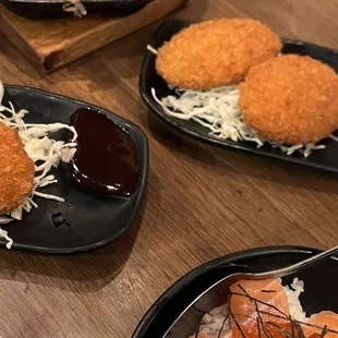Potato Croquette Takoyaki Ball Shaped Octopus Puffs