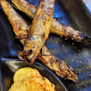 Fried smelt. My favorite!