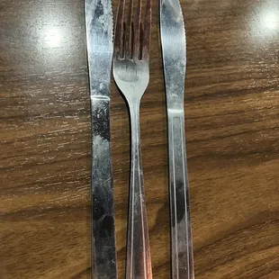 Dirty silverware