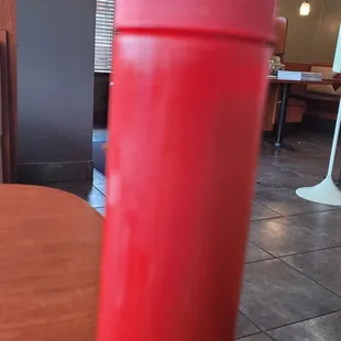 Very full ketchup squirter